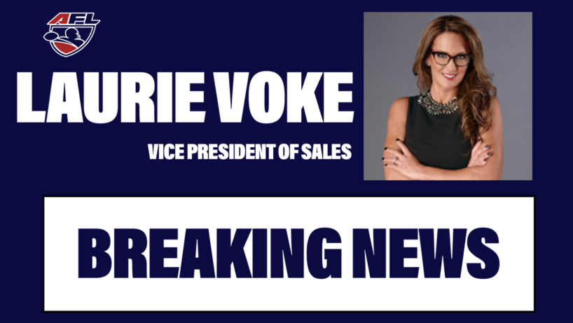 The Arena Football League Welcomes Laurie Voke as VP of Sales